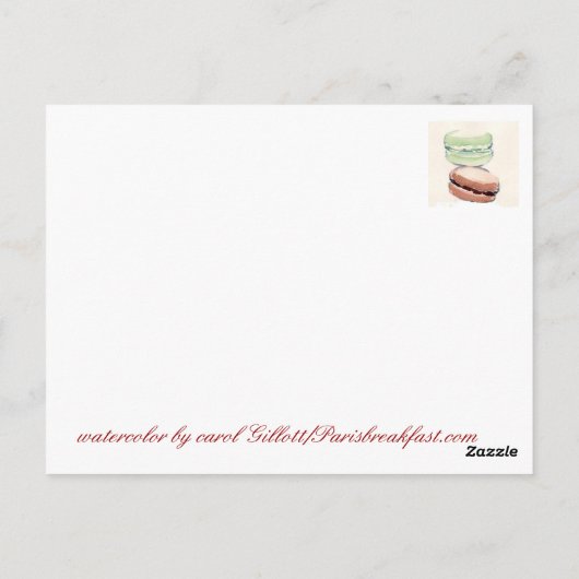 Feiern Sie! Postkarte (Rückseite)