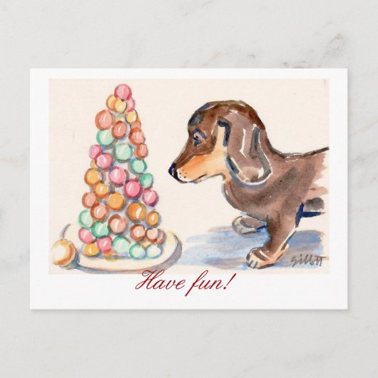 Feiern Sie! Postkarte (Vorderseite)