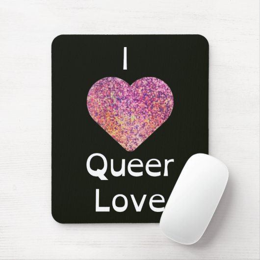 Feiern Sie Quee Liebe Diesen Valentinstag Mousepad (Mit Mouse)