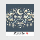 Feiern Sie Ramadan mit Ramadan ModeOn Aufkleber (Blatt)