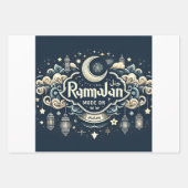 Feiern Sie Ramadan mit Ramadan ModeOn Geschenkpapier Set (Vorderseite)