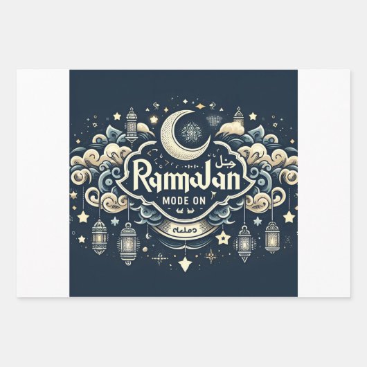 Feiern Sie Ramadan mit Ramadan ModeOn Geschenkpapier Set (Vorderseite)