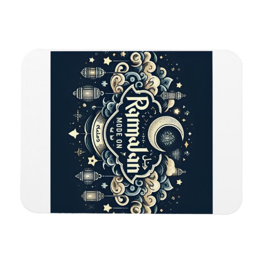 Feiern Sie Ramadan mit Ramadan ModeOn Magnet (Horizontal)