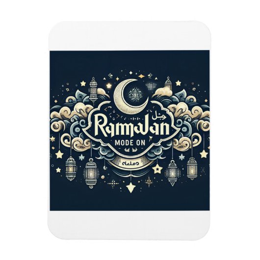 Feiern Sie Ramadan mit Ramadan ModeOn Magnet (Vertikal)