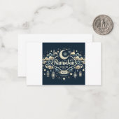 Feiern Sie Ramadan mit Ramadan ModeOn Mitteilungskarte (Vorderseite/Rückseite Beispiel)