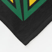 Feiern Sie Schwarze Geschichte Motivational Afro A Fleecedecke (Ecke)