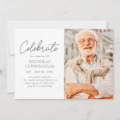 Feiern Sie sein Phantastisches Leben Einfaches Mod Einladung (Vorderseite)