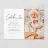 Feiern Sie sein Phantastisches Leben Einfaches Mod Postkarte (Vorderseite)