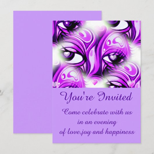 Feiern, Sie sind eingeladen_ Einladung (Vorne/Hinten)