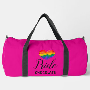 Feiern Sie Süße und Farbe mit diesem Regenbogen Duffle Bag