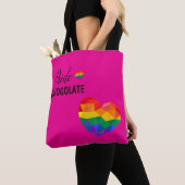 Feiern Sie Süße und Farbe mit diesem Regenbogen Tasche (Von Nahem)