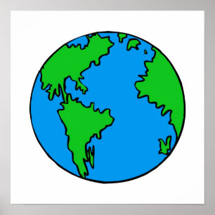 Feiern Sie Tag der Erde Poster