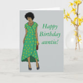 Feiern Sie Tante Karte (Gelbe Blume)