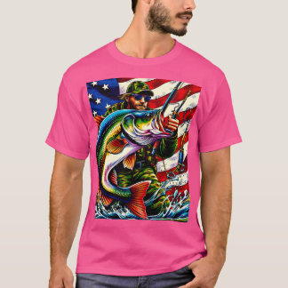 Feiern Sie und zeigen Sie Ihre Liebe zum Angeln mi T-Shirt