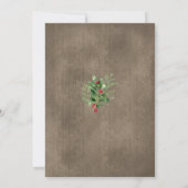 Feiern Sie unser jährliches Cristmas-Party mit dem Einladung (Rückseite)