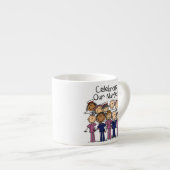 Feiern Sie unsere Krankenschwestern Espressotasse (Vorderseite Rechts)