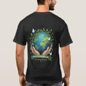 Feiern Sie unseren Planeten - Happy Earth Day T-Shirt (Rückseite)