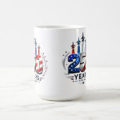 Feiern Sie USA 250-Jahr  Kaffeetasse (Mittel)