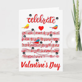 Feiern Sie Valentinstag-Karte Feiertagskarte