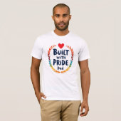 Feiern Sie Vaterschaft mit Authentizität und Stolz T-Shirt (Vorne ganz)