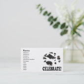 Feiern Sie Visitenkarte (Stehend Vorderseite)