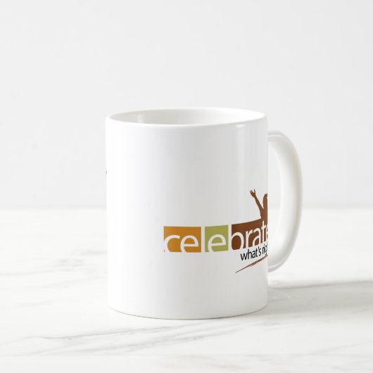 Feiern Sie, was rechte Tasse - Logo ist (VorderseiteRechts)