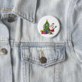Feiern Sie Weihnachten Button (Beispiel)