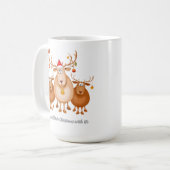 Feiern Sie Weihnachten mit uns von premora Kaffeetasse (Vorderseite Links)