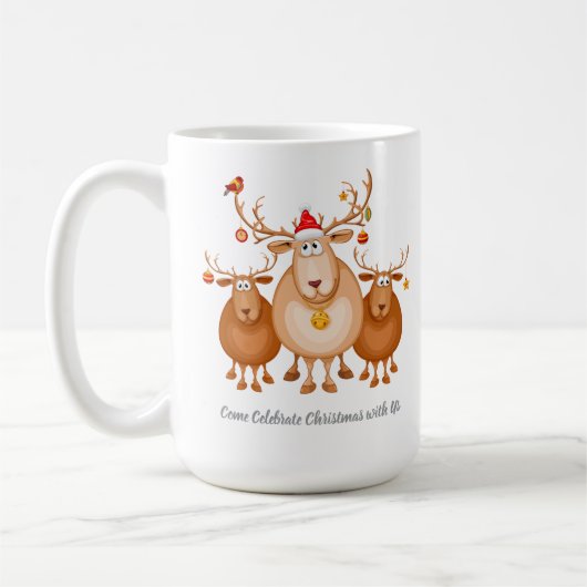 Feiern Sie Weihnachten mit uns von premora Kaffeetasse (Links)