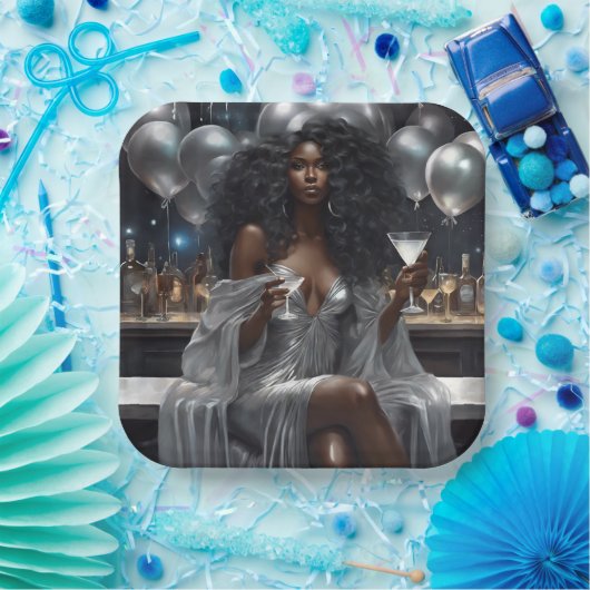 Feiern Sie wie ein Goddess-Platz-Teller Pappteller (Party)