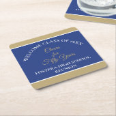 Feiern Sie! Wiedersehen-Party-Untersetzer der 50.  Rechteckiger Pappuntersetzer (angewinkelt)