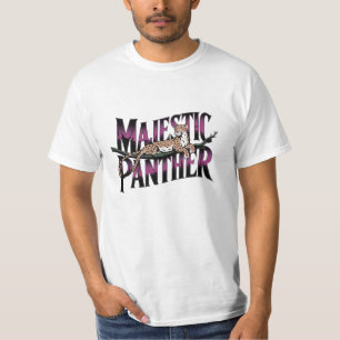 Feiern Sie wilde Katzen mit Panther Designs T-Shirt