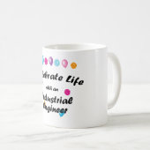 Feiern Sie Wirtschaftsingenieur Kaffeetasse (VorderseiteRechts)