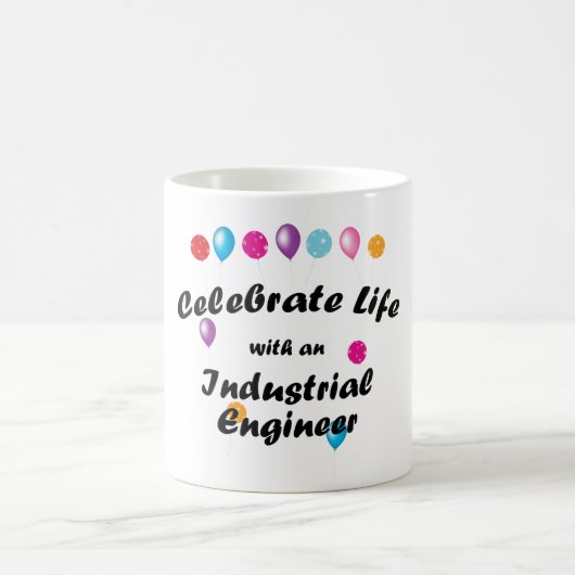 Feiern Sie Wirtschaftsingenieur Kaffeetasse (Mittel)