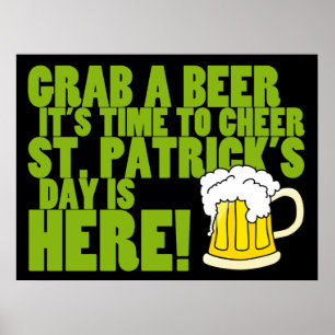 Feiern Sie zum St. Patrick's Day Poster