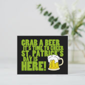 Feiern Sie zum St. Patrick's Day Postkarte (Stehend Vorderseite)