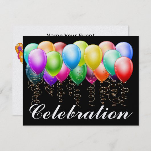 Feiern - SRF Einladung (Vorne/Hinten)