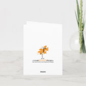 Feiern/Taufen Dankeschön Karte (Rückseite)