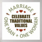 Feiern traditioneller Werte Poster (Vorne)