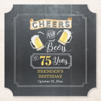 Feiern und Biere bis 75 Jahre Geburtstagsparty  