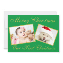 Feiern Unser erster Weihnachts Gold 2 Fotos Urlaub