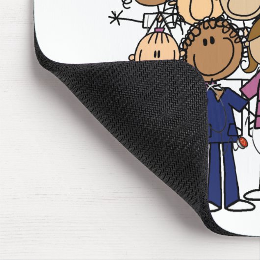 Feiern unsere Krankenschwestern Mousepad (Ecke)