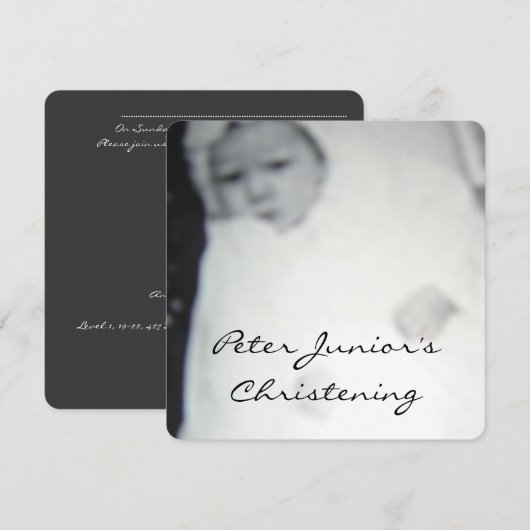 Feiern (Vintag) Einladung (Vorne/Hinten)