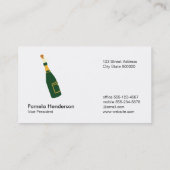 Feiern Visitenkarte (Rückseite)