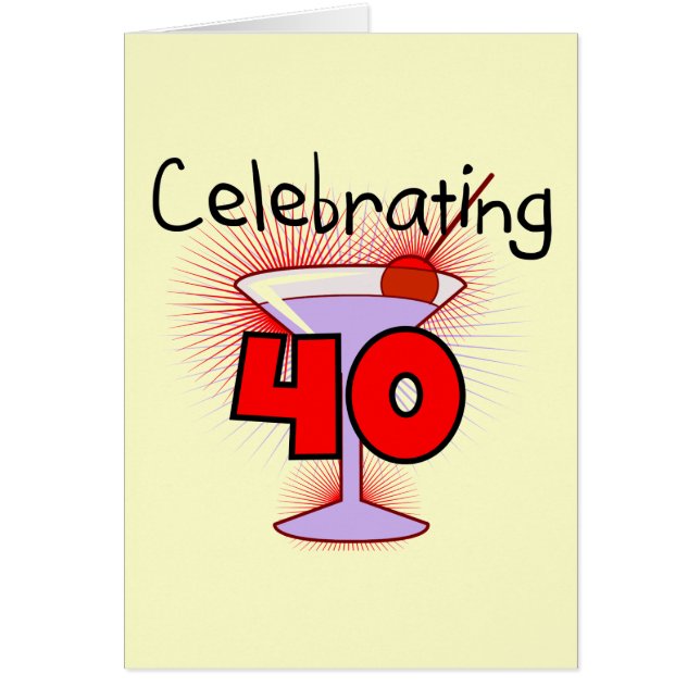 Feiern von 40 T-Shirts und von Geschenken (Vorne)