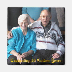 Feiern von 50 goldenen Jahren Magnet