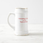 Feiern von 50 Jahren Bierglas (Links)