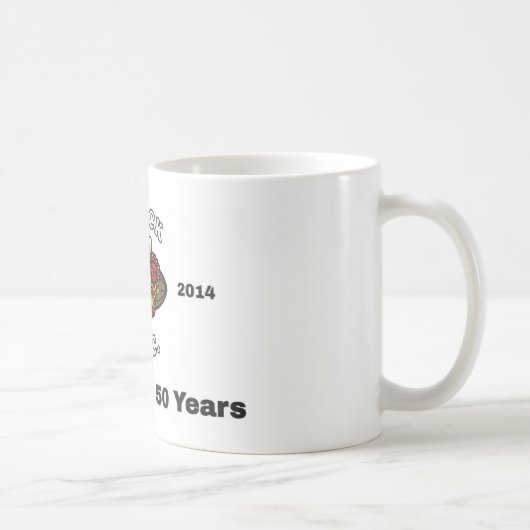 Feiern von 50 Jahren Kaffeetasse (Rechts)