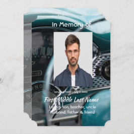 Feiern von Auto-Fahrzeugen für alte Fahrzeuge Einladung