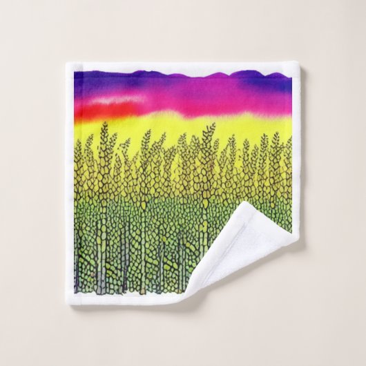 Feiern von Bauern Badhandtuch Set (Waschlappen)